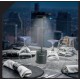 INNOLIVING Настолна LED лампа с акумулаторна батерия - черна