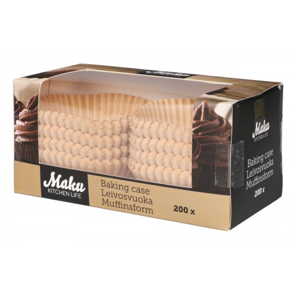 MAKU Хартиени форми за мъфини - 200 бр.