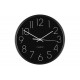 4LIVING Часовник за стена “Hour“ - цвят черен - Ø 25 см.