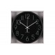 4LIVING Часовник за стена “Hour“ - цвят черен - Ø 25 см.