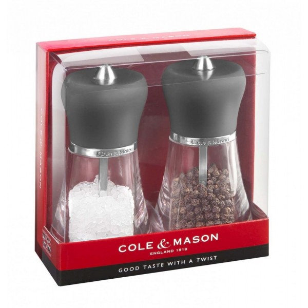 COLE&MASON Комплект мелнички за сол и пипер “NAPOLI“ - 12 см.