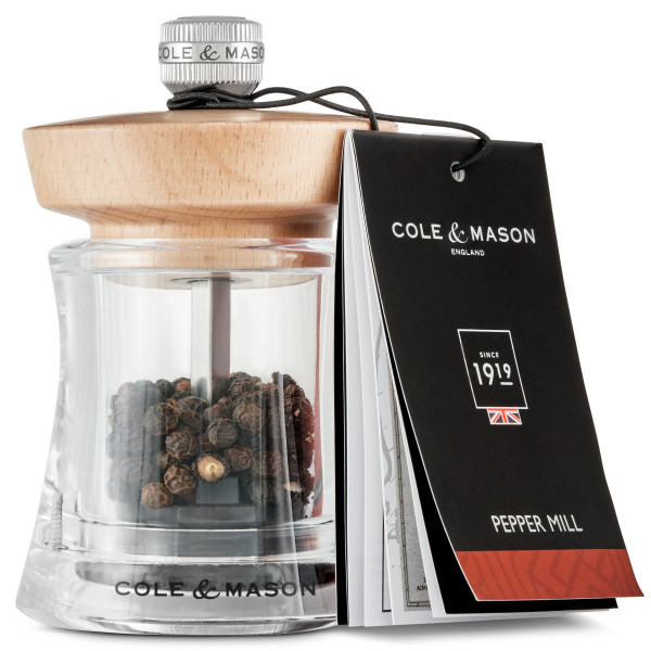 COLE & MASON Мелничка за пипер “HOLBORN“ - 9,5 см. - цвят натурален