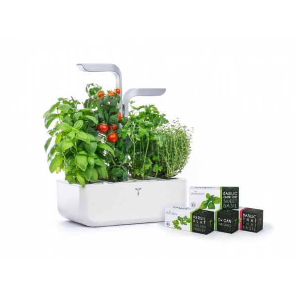 VERITABLE Домашна градина SMART VÉRITABLE® GARDEN - цвят бял/ инокс