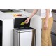 EKO Кош за отпадъци с педал “X-CUBE“- 30 литра - мат