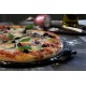 EMILE HENRY Керамична плоча за пица "SMOOTH PIZZA STONE" - Ø 36,5 см - цвят черен