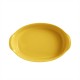 EMILE HENRY Керамична тава "OVAL OVEN DISH" - 35х22,5 см - цвят жълт