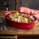 EMILE HENRY Керамична тава "OVAL OVEN DISH" - 35х22,5 см - цвят жълт