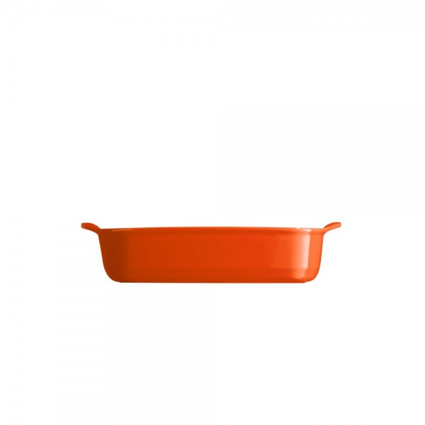 EMILE HENRY Керамична тава " SMALL RECTANGULAR OVEN DISH"- 30х19 см - цвят оранжев