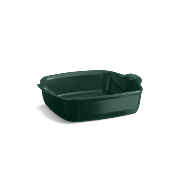 EMILE HENRY Керамична тава "SQUARE OVEN DISH"- 22х22см - цвят зелен кедър