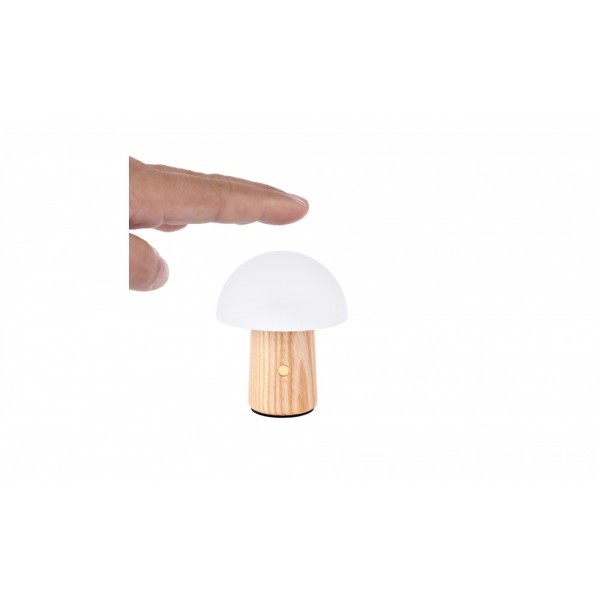 GINGKO Смарт лампа “Alice Mushroom“ S - 6,5см./бял ясен