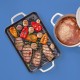 KELA Чугунена оребрена плоча за печене “Calido“- 35х25 см. - светло сива
