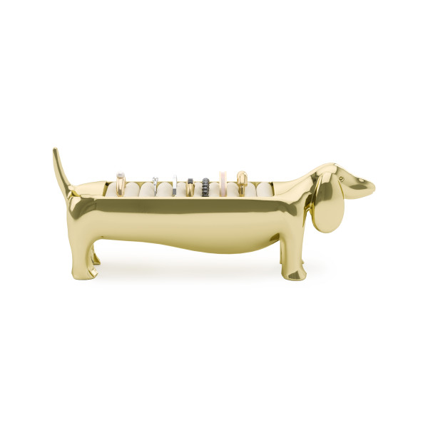 UMBRA Поставка за пръстени “DACHSIE“ - дакел - цвят месинг