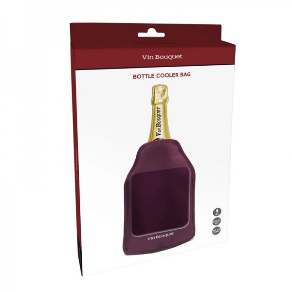 Vin Bouquet Охладител за бутилки - цвят бордо