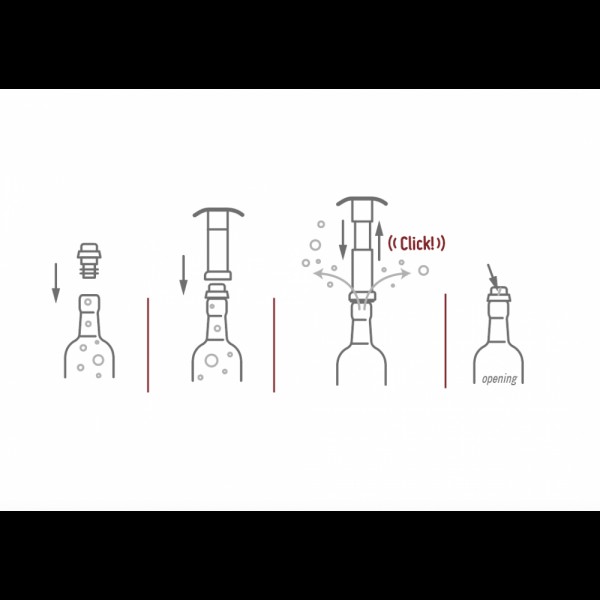 Vin Bouquet Ръчна вакуум помпа с 2 бр. тапи