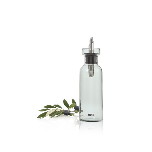 AdHoc Бутилка с дозатор за олио или оцет AromaPour, 300мл - сив
