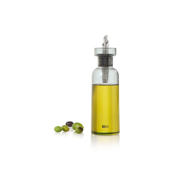 AdHoc Бутилка с дозатор за олио или оцет AromaPour, 300мл - сив