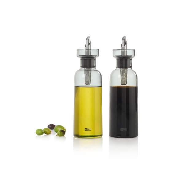 AdHoc Комплект за олио и оцет AromaPour, 300мл - опушено сиво