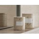 BLOMUS Ароматна свещ FRABLI, размер L - аромат Cotton Island - цвят Travertine
