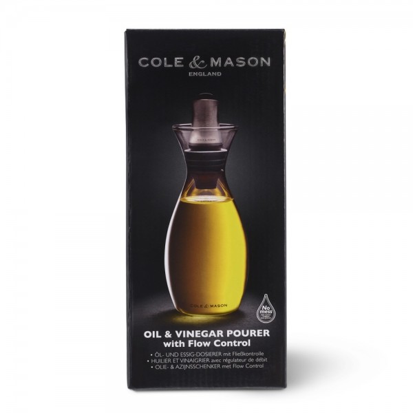 COLE & MASON Диспенсър за олио или оцет с регулируем дозатор - 350мл