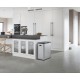 EKO Кош за разделно събиране “ESSENTIAL TOUCH“ - 2 х 30 л. - хром мат
