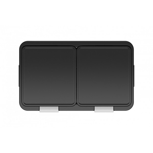 EKO Кош за разделно събиране “ESSENTIAL TOUCH“ - 2 х 30 л. - хром мат