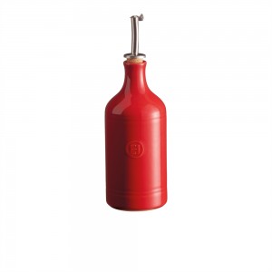 EMILE HENRY Бутилка за олио с дозатор OIL CRUET - цвят червен