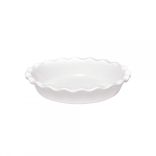 EMILE HENRY Керамична форма за пай "PIE DISH" - Ø 26 см - цвят бял