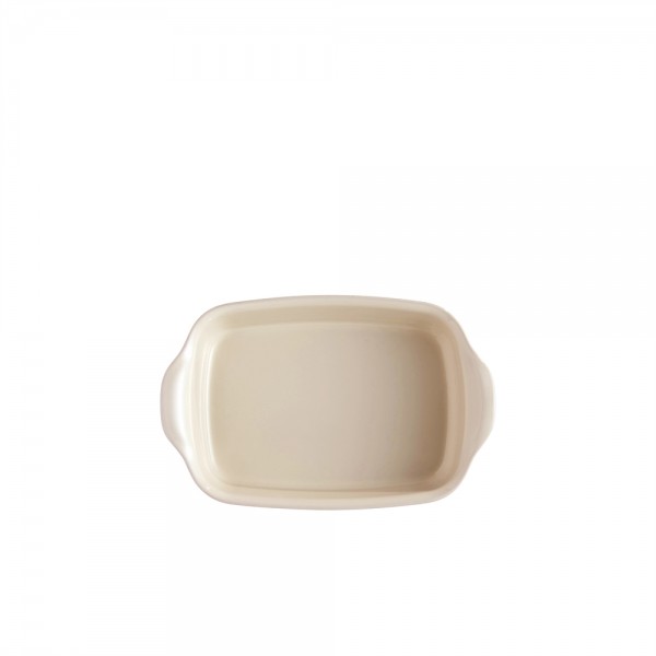 EMILE HENRY Керамична тава "INDIVIDUAL OVEN DISH"- 22х15см - цвят екрю