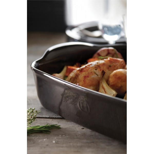 EMILE HENRY Керамична тава "INDIVIDUAL OVEN DISH"- 22х15см - цвят екрю