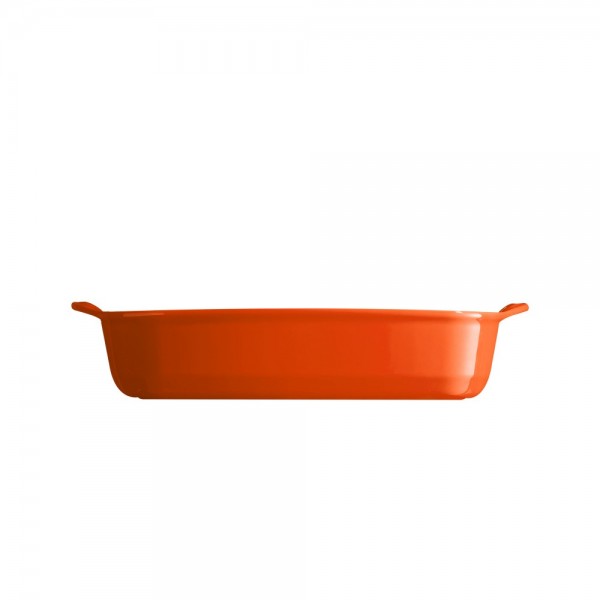 EMILE HENRY Керамична тава "RECTANGULAR OVEN DISH"- 36,5 х 23,5 см - цвят оранжев
