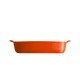 EMILE HENRY Керамична тава "RECTANGULAR OVEN DISH"- 36,5 х 23,5 см - цвят оранжев