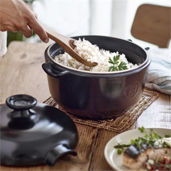 EMILE HENRY Тенджера за ориз "RICE POT" - цвят черен