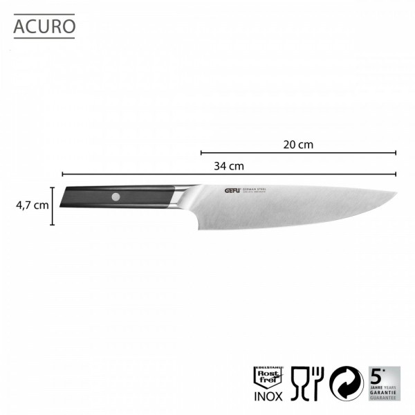 GEFU Нож на майстора ACURO - 20 см.
