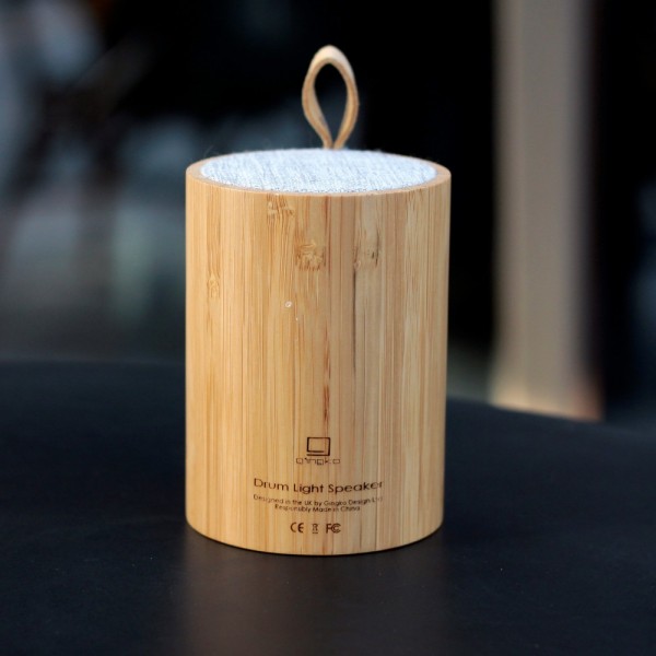 GINGKO Bluetooth колонка и лампа - бамбук