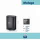 KELA Кош за отпадъци с педал - Malaga - черен - 5 л.