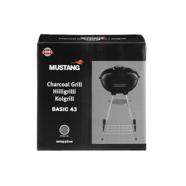 MUSTANG Барбекю на дървени въглища “Basic“ 43