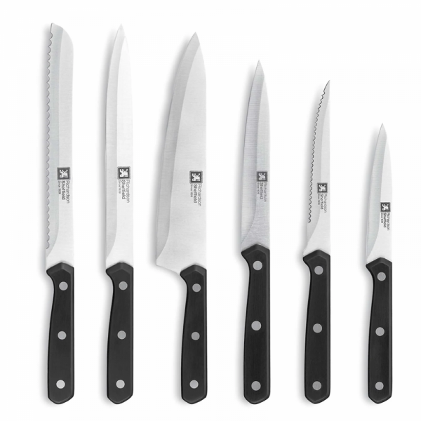 Richardson Sheffield Комплект ножове CUCINA 6 бр. в дървен блок