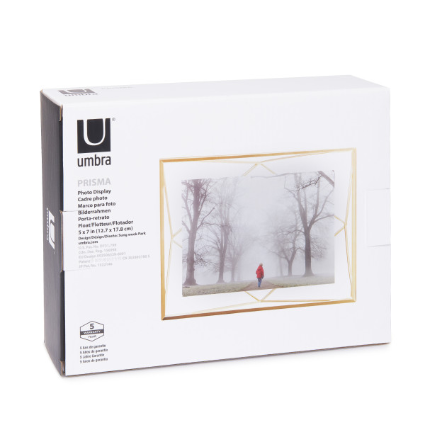 UMBRA Рамка за снимки “PRISMA“ - цвят месинг - 13х18см