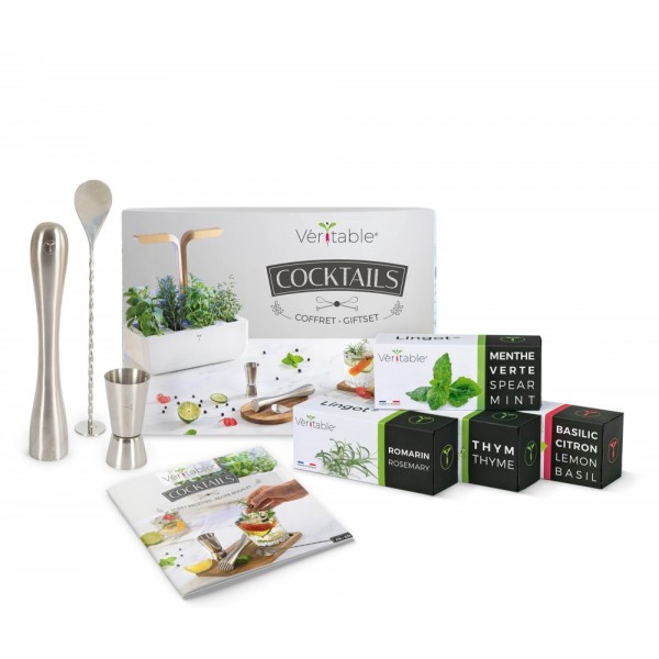 Veritable Подаръчен сет “COCKTAILS“ с 4 бр. пълнители Lingot® и аксесоари за коктейли