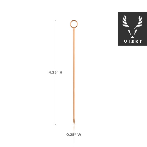 VISKI Коктейлни клечки 6бр. “Copper“