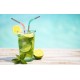 ASOBU Сламки за многократна употреба "ЕCO FRIENDLY REUSABLE STRAWS PS2"- цвят син/розов