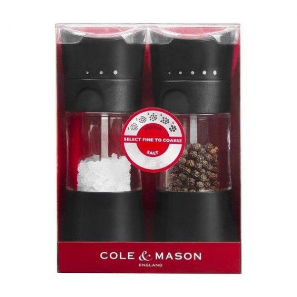 COLE & MASON Комплект мелнички за сол и пипер “HARROGATE“ - с механизъм за прецизност - 15,4 см.