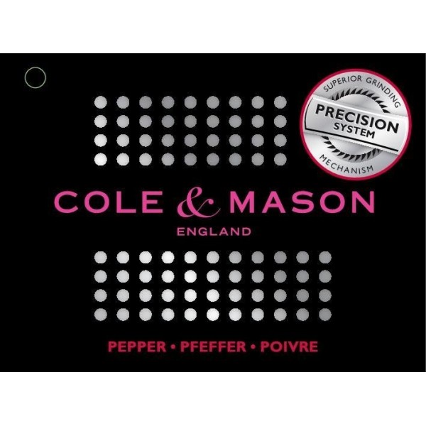 COLE & MASON Мелничка за сол “DERWENT“ - 19 см. - с механизъм за прецизност