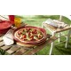 EMILE HENRY Керамична плоча за пица "RIDGED PIZZA STONE" - Ø 40 см - цвят червен