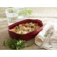 EMILE HENRY Керамична тава "INDIVIDUAL OVEN DISH"- 22х15см - цвят червен