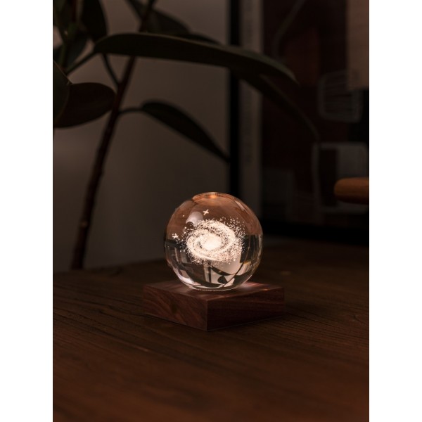 GINGKO 3D Смарт лампа “Amber Crystal“ - Галактика
