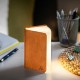 GINGKO Смарт лампа “Book“ с ленени корици - размер M оранжева