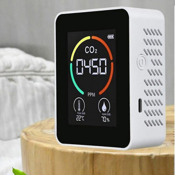 INNOLIVING Детектор за въглероден диоксид 3 в 1