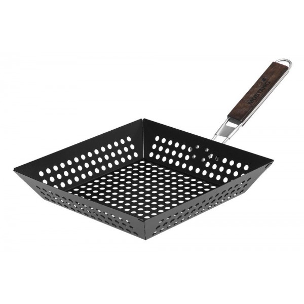 MUSTANG Перфориран BBQ тиган за зеленчуци - 30х30 см.