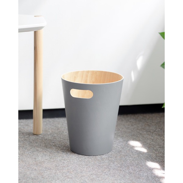 UMBRA Кошче за боклук “Woodrow“ 7,5 л. - цвят сив